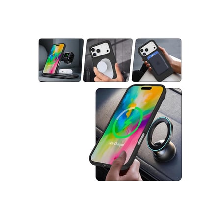 Apple İphone 17 Pro Max Regal Magsafe Standlı Kapak - Turuncu