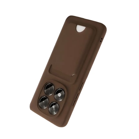 Xiaomi Redmi Note 15 4g Kelvin Kartvizitli Silikon - Kahverengi