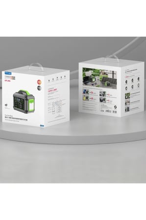 Konfulon CN05 Powerbank 600W 128.000 mAh Kamp Şarj 60W PD - Siyah
