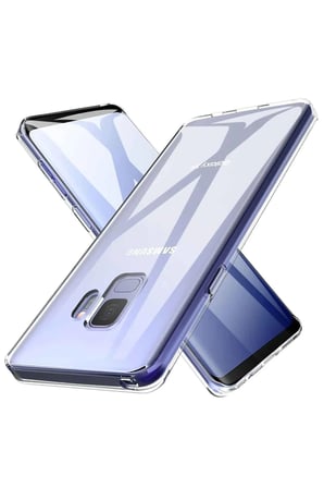 Uray store Samsung Galaxy S9 Kılıf Lüx Şeffaf Silikon
