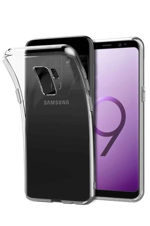 Uray store Samsung Galaxy S9 Kılıf Lüx Şeffaf Silikon