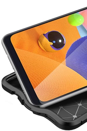 Uray store Samsung Galaxy A31 Kılıf Auto Focus Kapak - Kırmızı
