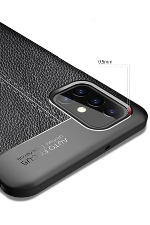 Uray store Samsung Galaxy M31S Kılıf Auto Focus Kapak - Kırmızı