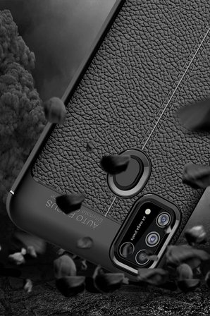 Uray store Samsung Galaxy M31 Kılıf Auto Focus Kapak - Kırmızı