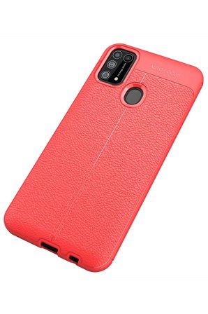 Uray store Samsung Galaxy M31 Kılıf Auto Focus Kapak - Kırmızı