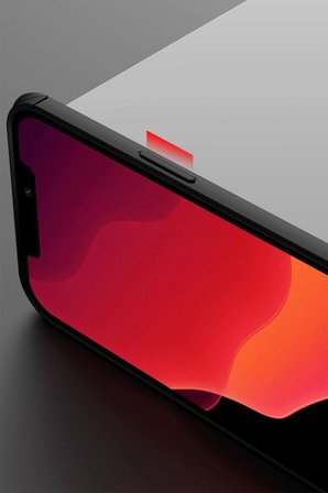 Uray store Apple iPhone 12 Pro Max Kılıf Range Yüzüklü Silikon - Siyah-Gold
