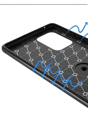 Uray store Samsung Galaxy A91 / S10 Lite Kılıf Range Yüzüklü Silikon - Siyah-Gold