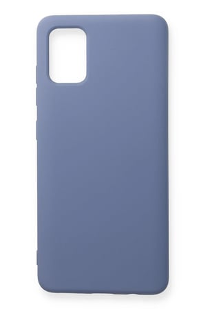 Uray store Samsung Galaxy A71 Kılıf Nano içi Kadife Silikon - Gri