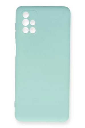 Uray store Samsung Galaxy M51 Kılıf Nano içi Kadife Silikon - Turkuaz