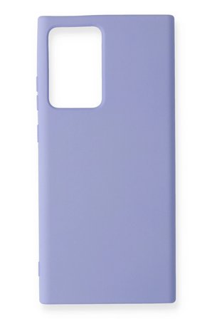 Uray store Samsung Galaxy Note 20 Ultra Kılıf Nano içi Kadife Silikon - Lila