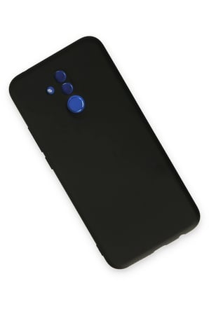 Uray store Huawei Mate 20 Lite Kılıf Nano içi Kadife Silikon - Siyah