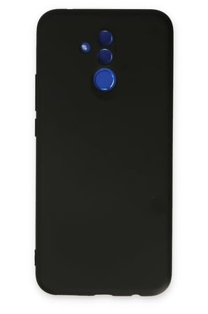 Uray store Huawei Mate 20 Lite Kılıf Nano içi Kadife Silikon - Siyah