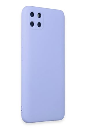 Uray store Realme C11 Kılıf Nano içi Kadife Silikon - Lila