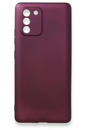Uray store Samsung Galaxy A91 / S10 Lite Kılıf First Silikon - Mürdüm