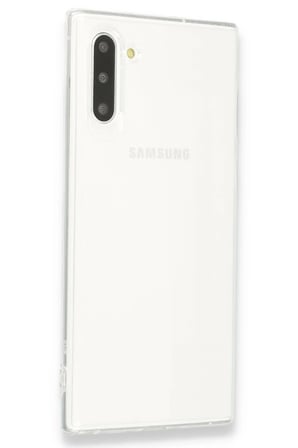 Uray store Samsung Galaxy Note 10 Kılıf Lüx Şeffaf Silikon