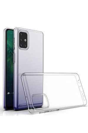 Uray store Samsung Galaxy M31S Kılıf Lüx Şeffaf Silikon