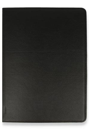 Uray store Samsung Galaxy T290 Tab A 8 Kılıf 360 Tablet Deri Kılıf - Siyah