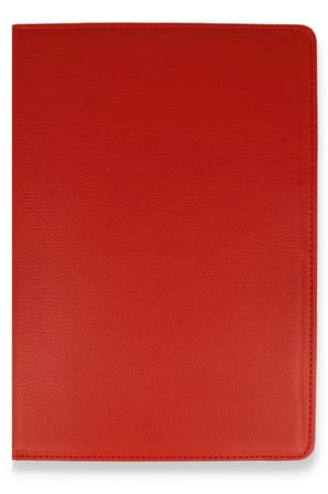 Uray store Samsung Galaxy T860 Tab S6 10.5 Kılıf 360 Tablet Deri Kılıf - Kırmızı