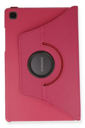 Uray store Samsung Galaxy T500 Tab A7 10.4 Kılıf 360 Tablet Deri Kılıf - Pembe
