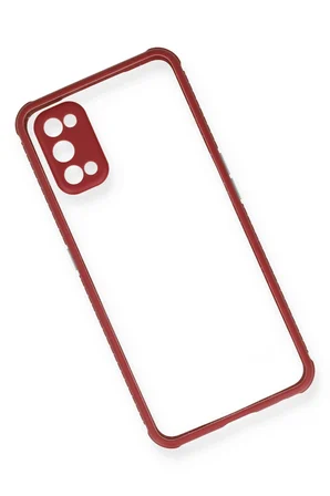 Uray store Realme 7 Pro Kılıf Miami Şeffaf Silikon - Fuşya