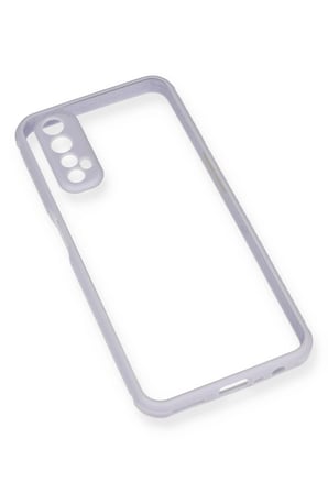 Uray store Realme 7 Kılıf Miami Şeffaf Silikon - Lila