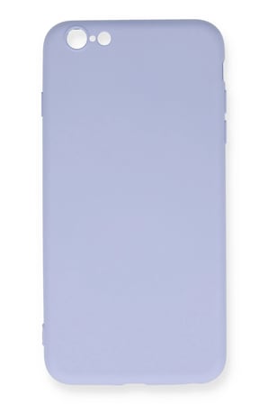 Uray store Apple iPhone 6 Plus Kılıf Nano içi Kadife Silikon - Lila