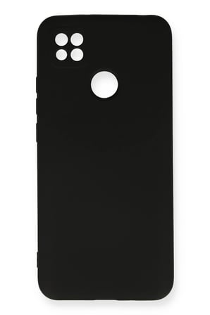 Uray store Xiaomi Redmi 9C Kılıf Nano içi Kadife Silikon - Siyah