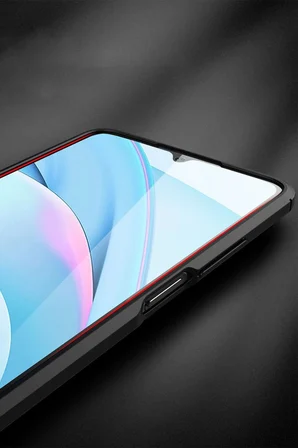 Uray store Xiaomi Redmi 9T Kılıf Auto Focus Kapak - Kırmızı