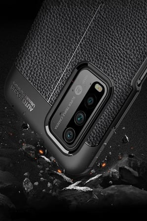 Uray store Xiaomi Redmi 9T Kılıf Auto Focus Kapak - Lacivert
