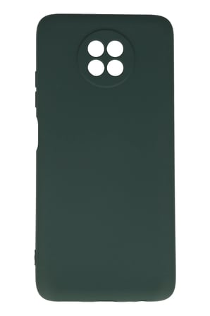 Uray store Xiaomi Redmi Note 9 5G Kılıf Nano içi Kadife Silikon - Koyu Yeşil