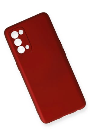 Uray store Oppo Reno 5 Kılıf First Silikon - Bordo