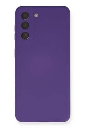 Uray store Samsung Galaxy S21 Kılıf Nano içi Kadife Silikon - Mor