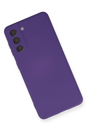 Uray store Samsung Galaxy S21 Kılıf Nano içi Kadife Silikon - Mor