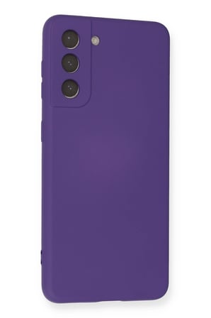 Uray store Samsung Galaxy S21 Kılıf Nano içi Kadife Silikon - Mor