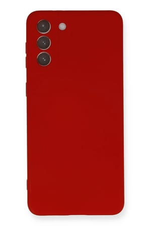 Uray store Samsung Galaxy S21 Plus Kılıf Nano içi Kadife Silikon - Kırmızı