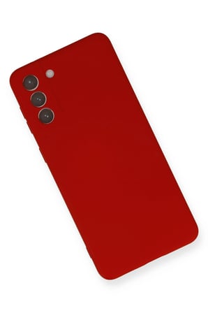 Uray store Samsung Galaxy S21 Plus Kılıf Nano içi Kadife Silikon - Kırmızı
