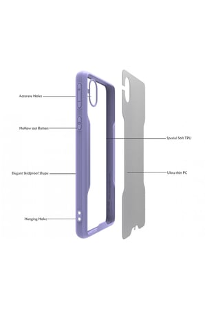 Uray store Samsung Galaxy A01 Core Kılıf Platin Silikon - Siyah