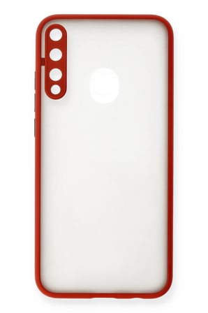 Uray store Huawei P40 Lite E Kılıf Montreal Silikon Kapak - Kırmızı