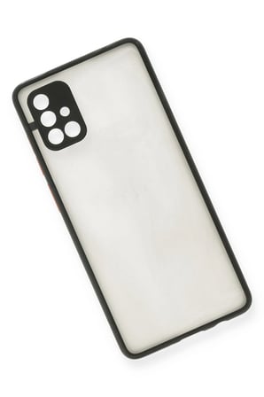 Uray store Samsung Galaxy A71 Kılıf Montreal Silikon Kapak - Siyah