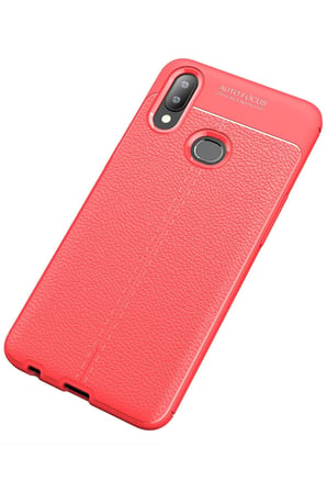 Uray store Samsung Galaxy A10S Kılıf Auto Focus Kapak - Kırmızı