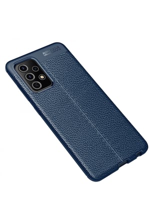 Uray store Samsung Galaxy A52 Kılıf Auto Focus Kapak - Lacivert