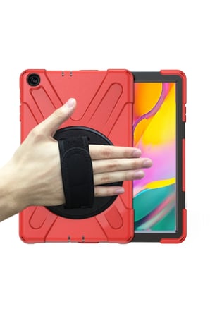 Uray store Samsung Galaxy T510 Tab A 10.1 Kılıf Amazing Tablet Kapak - Kırmızı