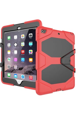 Uray store Apple iPad 5 Air 9.7 Kılıf Griffin Tablet Kapak - Kırmızı