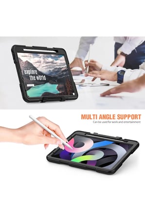Uray store Apple iPad Pro 11 (2020) Kılıf Griffin Tablet Kapak - Siyah