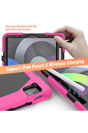 Uray store Apple iPad Pro 11 (2020) Kılıf Griffin Tablet Kapak - Pembe