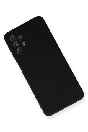Uray store Samsung Galaxy A52 Kılıf Nano içi Kadife Silikon - Siyah