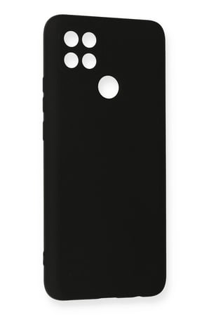 Uray store Oppo A15 Kılıf Nano içi Kadife Silikon - Siyah