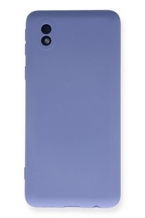 Uray store Samsung Galaxy A01 Core Kılıf Nano içi Kadife Silikon - Lila