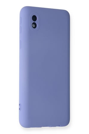 Uray store Samsung Galaxy A01 Core Kılıf Nano içi Kadife Silikon - Lila