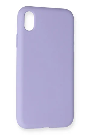 Uray store Apple iPhone XR Kılıf Nano içi Kadife Silikon - Lila